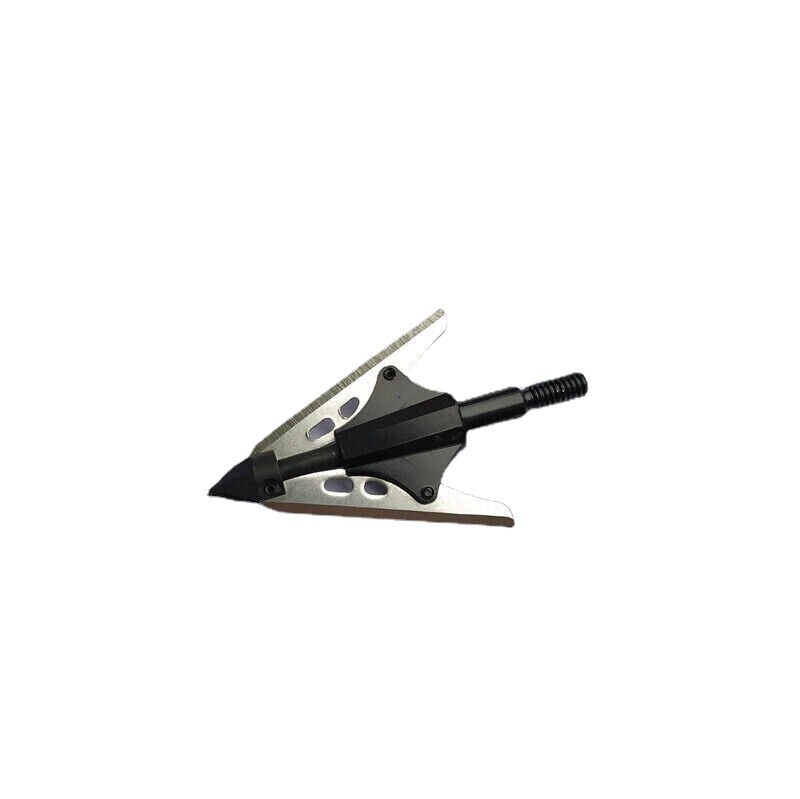 6pcs BloodRunner Broadheads 100Gr 2 Spring Slide Retractable Blade Arrow Tips