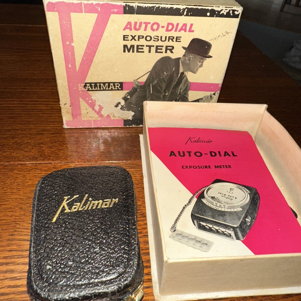 Vintage Kalimar Exposure Meter Model A-1 Complete In Box