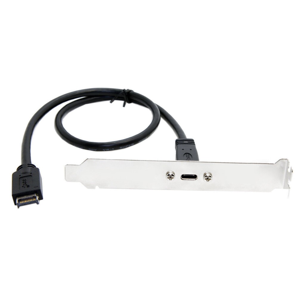 USB 3.1 Front Panel Header ASUS Z270 z370 to USB-C Type-C Female Extension Cable