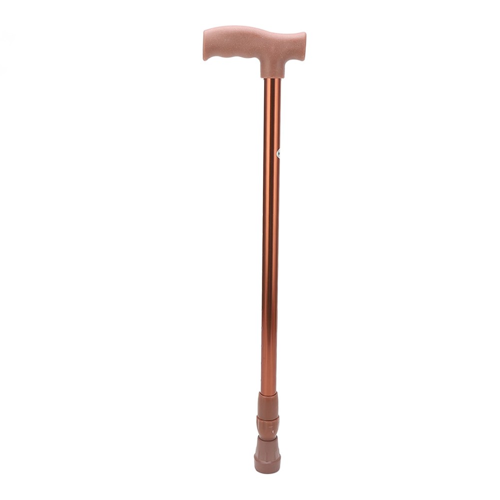 Walking Cane Adjustable Ergonomic Soft Rubber Hand Grip Lightweight Mobility OMO