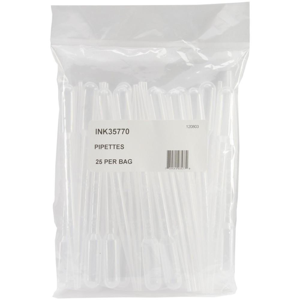 Ranger Pipettes 25pc POP Display Refill-Clear - 3 Pack