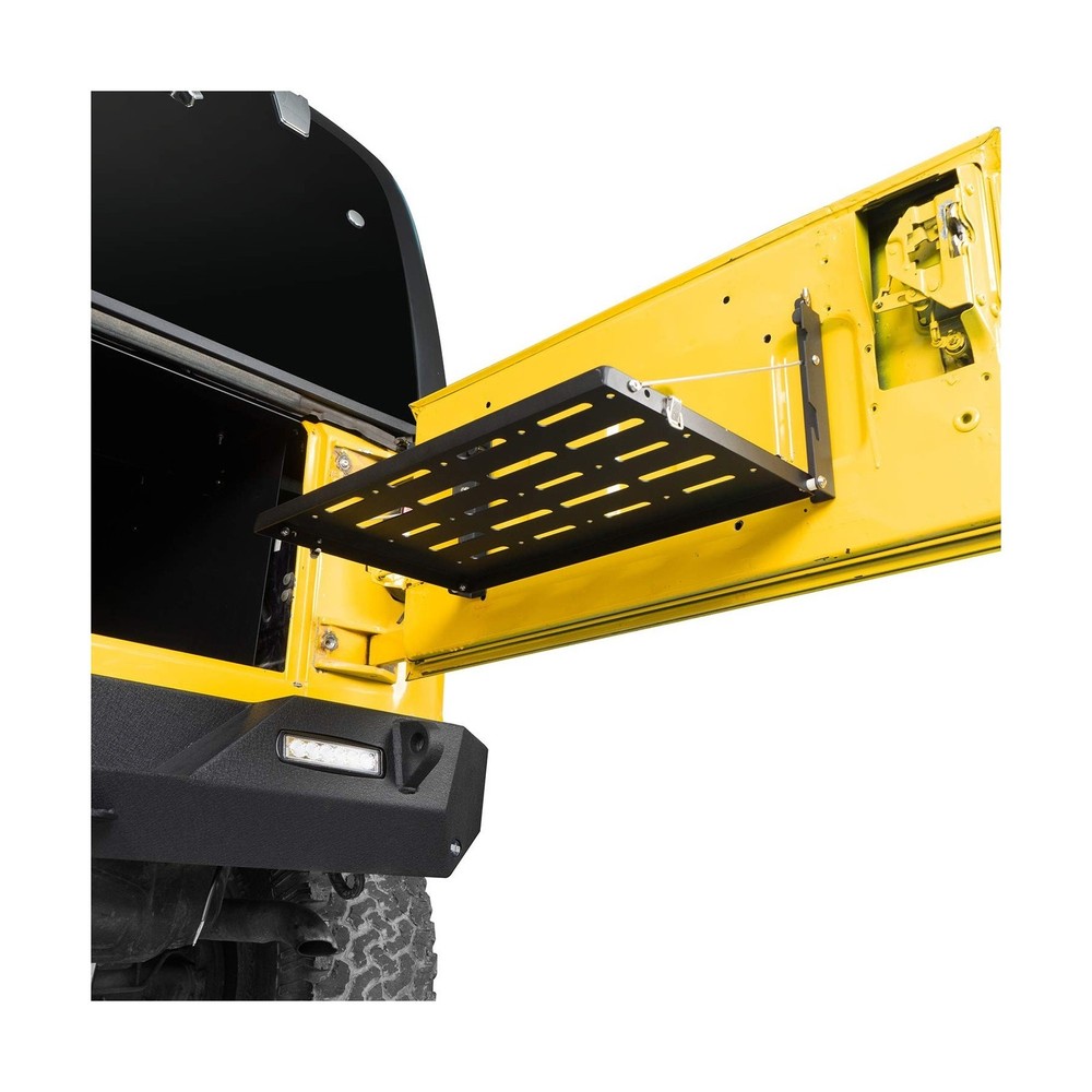 Hooke Road Tailgate Table Foldable Cargo Shelf Compatible with Jeep Wrangler ...