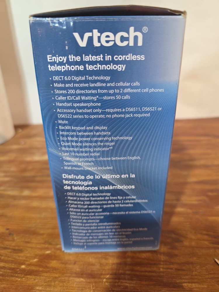 VTech DS6501 Accessory Cordless Handset DS6501 NIB)