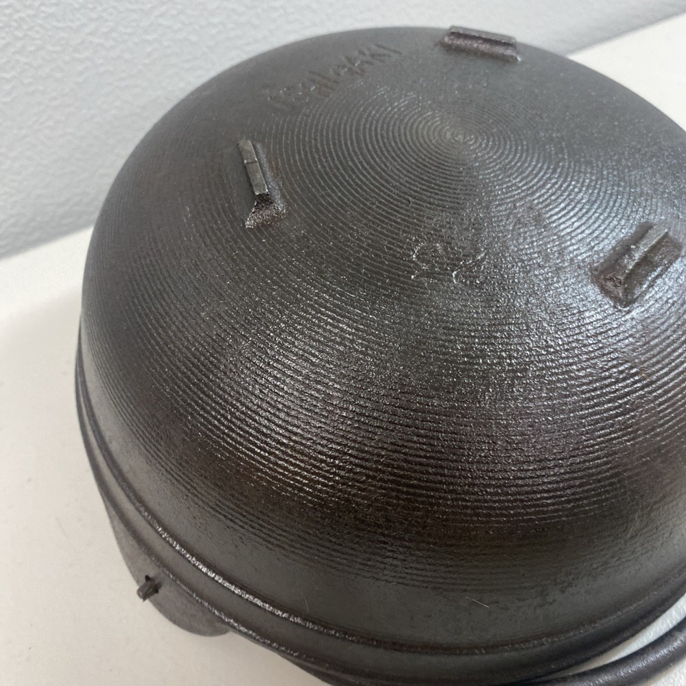 Vintage Ishigaki Couldron Cast Iron Scotch Pot Planter