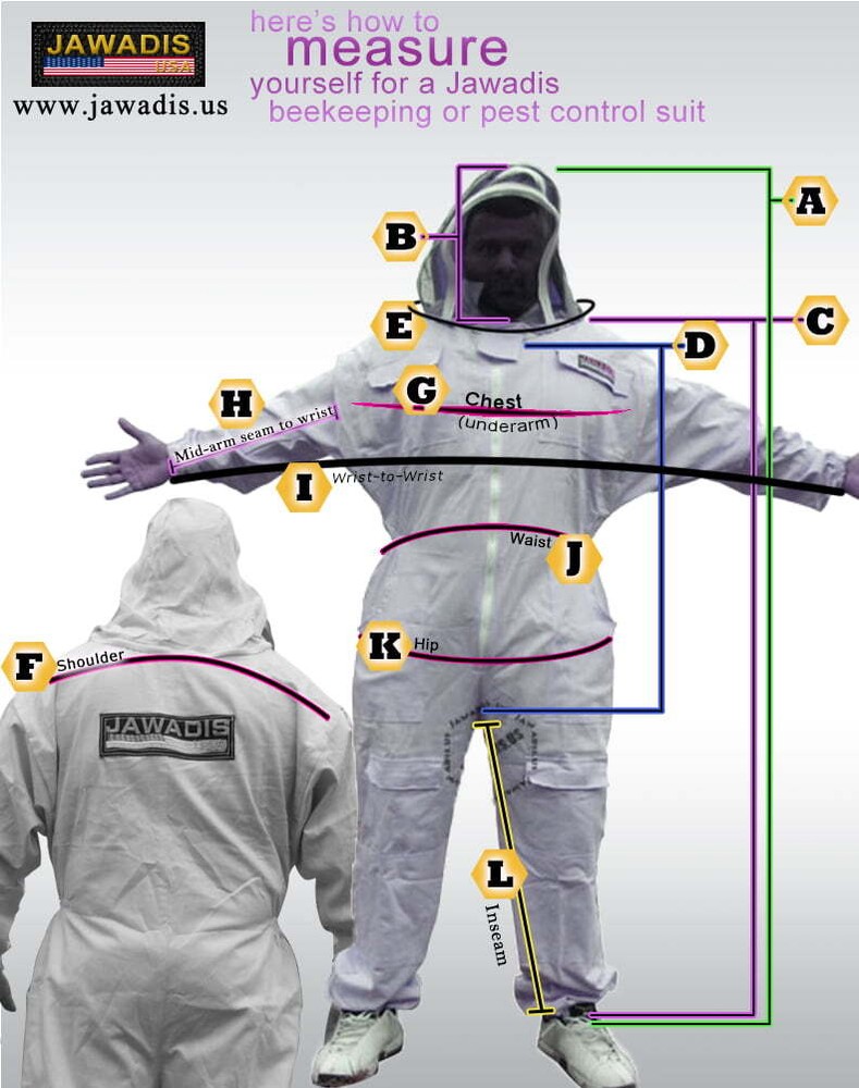 Fluorescent Yellow Full Bee Suit - L Size Beekeeping Protective Gear