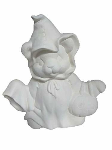 Ghost Bear Boy 9" Ceramic Bisque Ready to Paint
