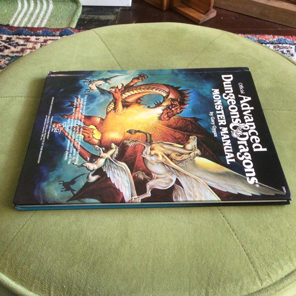 Advanced Dungeons And Dragons Monster Manual TSR 1979