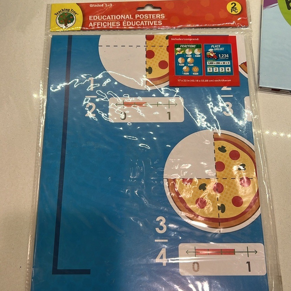 NEW Educational, posters for math, language arts, & sight words- grades 1-3