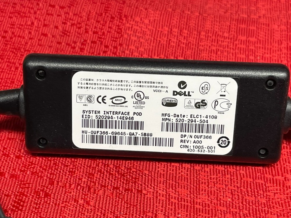 Dell KVM Switch Server System Interface Pod Cable | 520-294-504 | OUF366