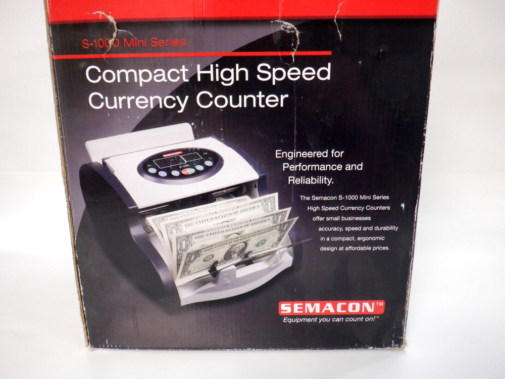 Semacon S-1025 Mini Series Compact Bill Counter