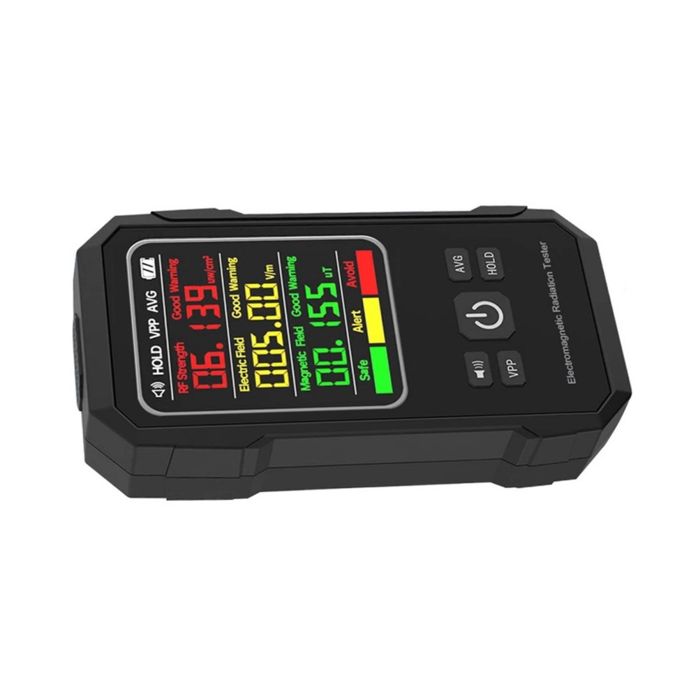 Digital Electromagnetic Field EMF Meter with Peak and Average Value Switching