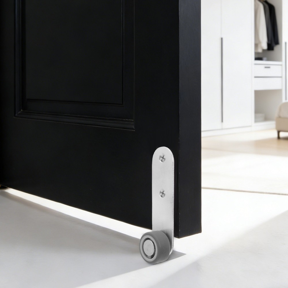 6 Pcs Sliding Wardrobe Door Wheels Guide for Doors Support Roller Guides