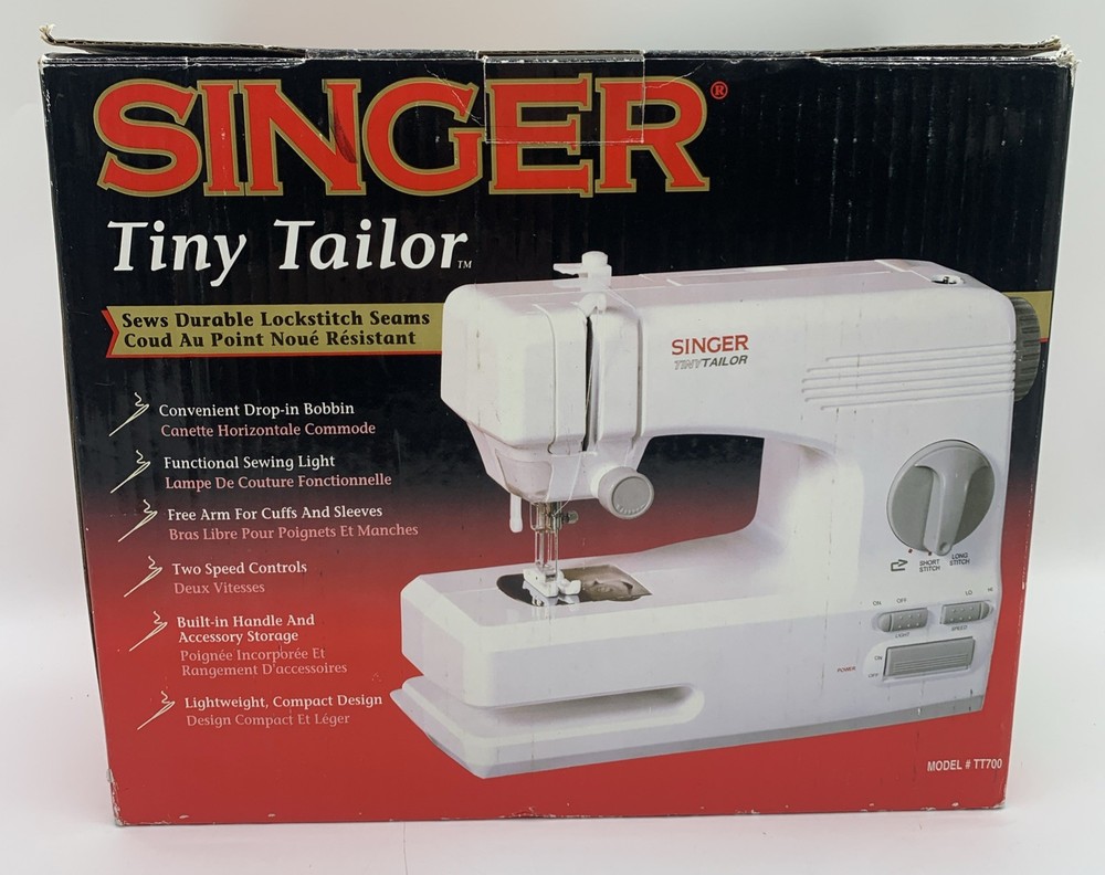 Singer® Tiny Tailor TT700 Electronic Mending/Sewing Machine-- Tested & Working