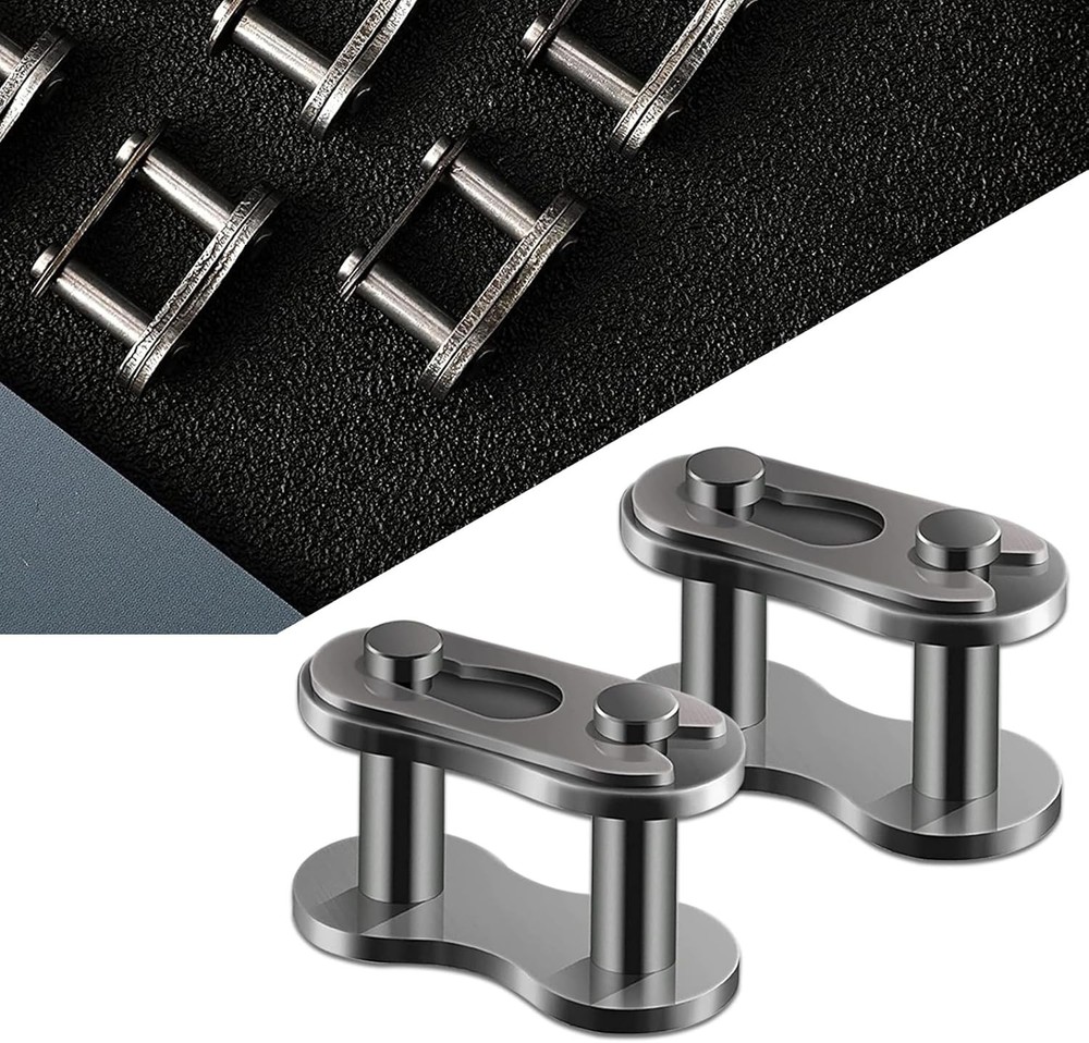 420 Chain Master Link Roller Heavy Duty 10 Pack Black