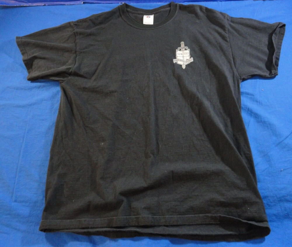 DISCONTINUED 324TH TRS TRAINING SQUADRON FLIGHT 533 BASIC BLACK SHIRT XL