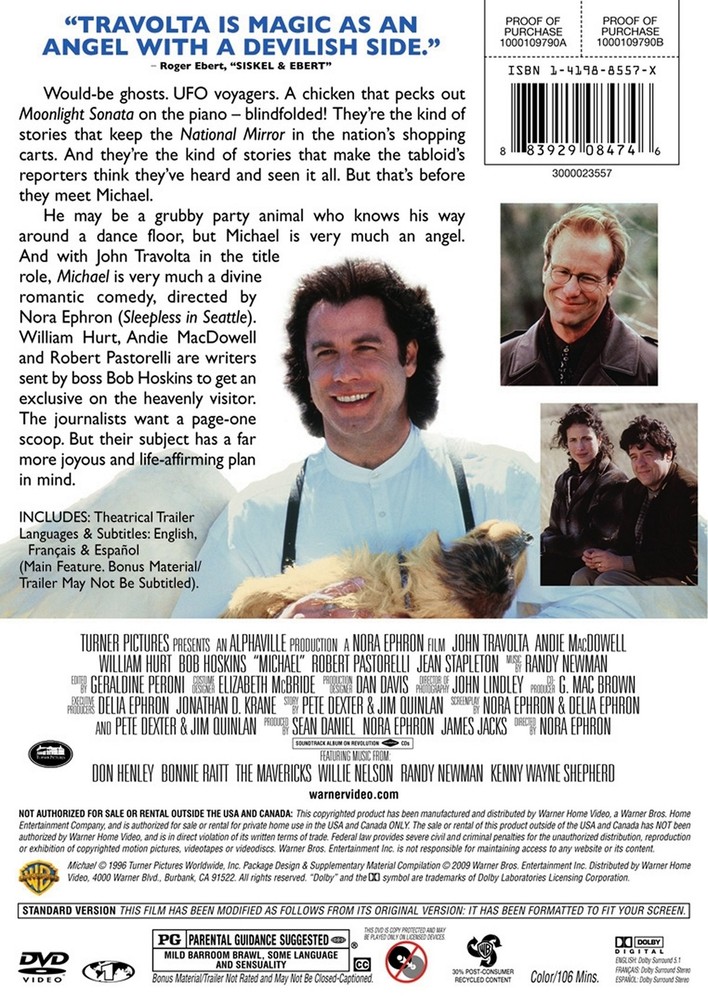 Michael DVD John Travolta NEW