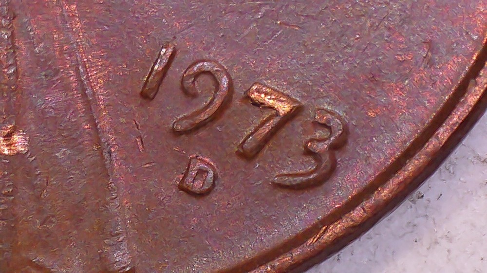 1973 D Lincoln Cent RPM (#77334)