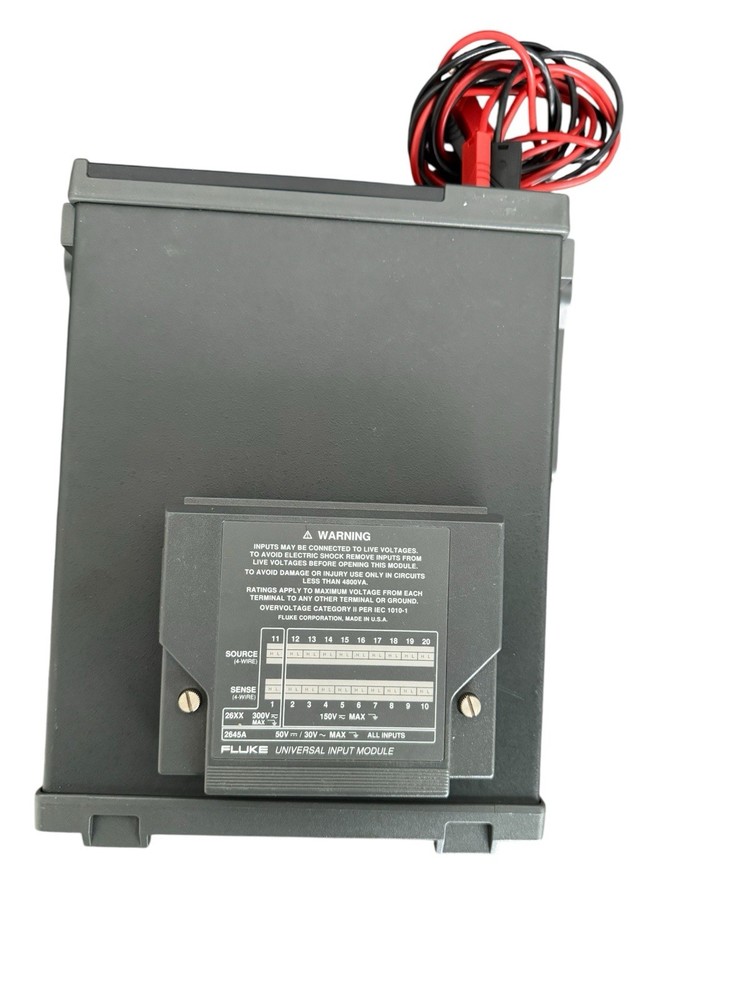 FLUKE HYDRA SERIES II Data Bucket Acquisition Logger WITH INPUT MODULE 2645A