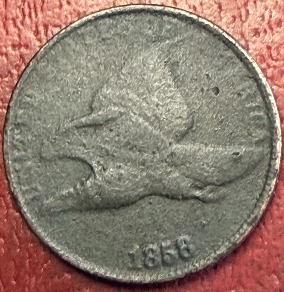 1858 Flying Eagle Cent. Free Shipping