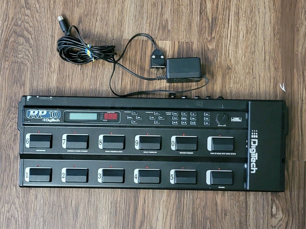 Vintage 1994  DOD Digitech RP-10 Multi Effects Digital Processor W/power Supply