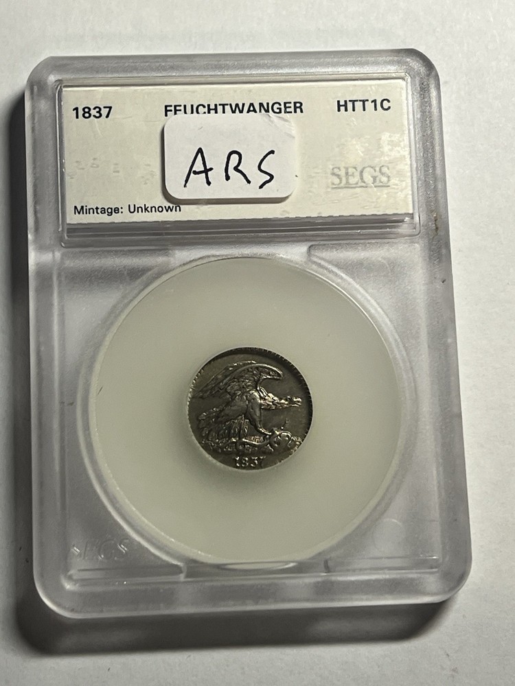 1837 FEUCHTWANGER CENT HIGH GRADE LOOKS UNC NICE STRIKE