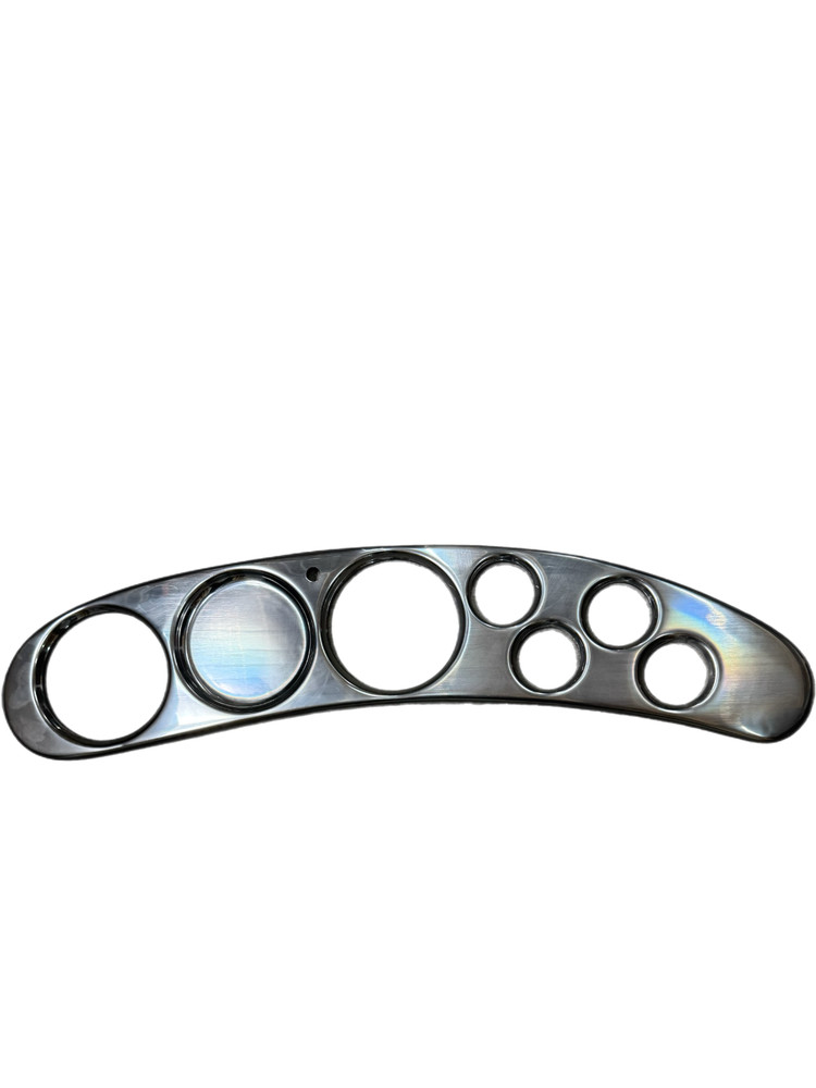 Gray/Chrome colored Boat Panel w/ Damage