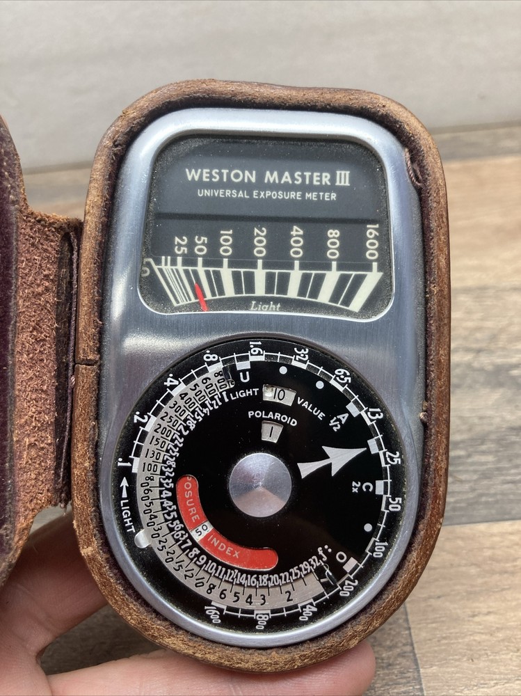 Weston Master III Exposure Meter in Leather Case Model 737