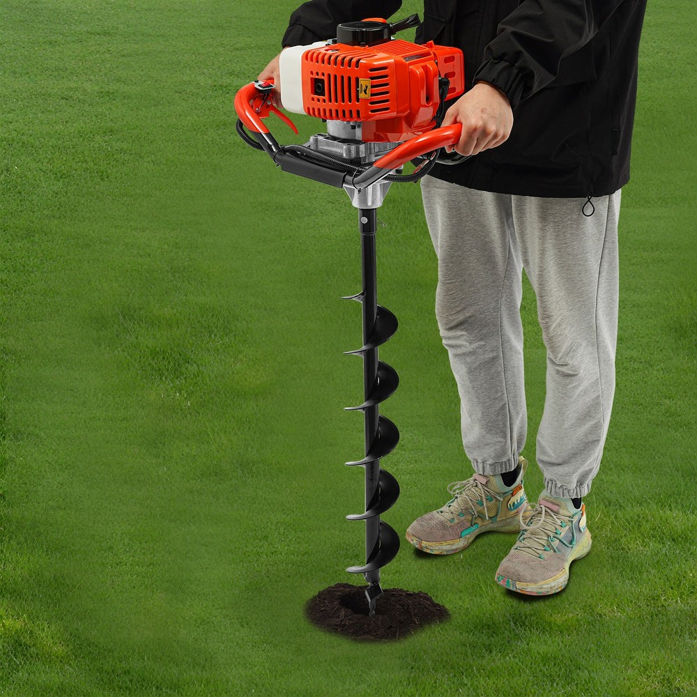 52cc 2Stroke Air-cooled Gas Powered Earth Auger Digging Machine Post Hole Digger