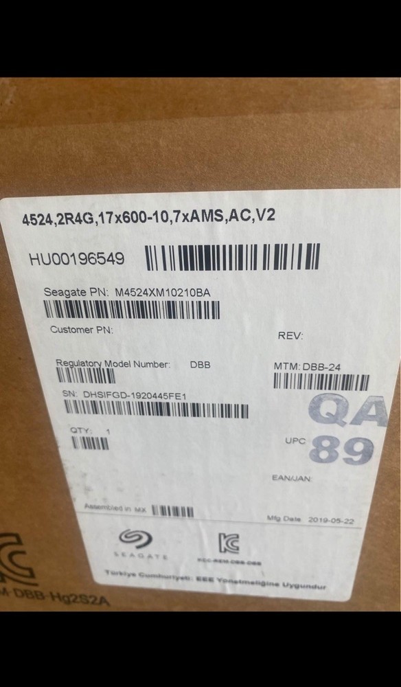 Seagate AssuredSan D4524 AssuredSAN 4004