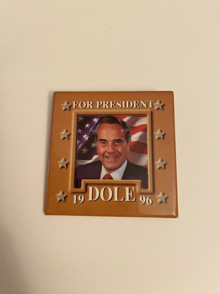 Dole For President 1996 Pin Back Button P149