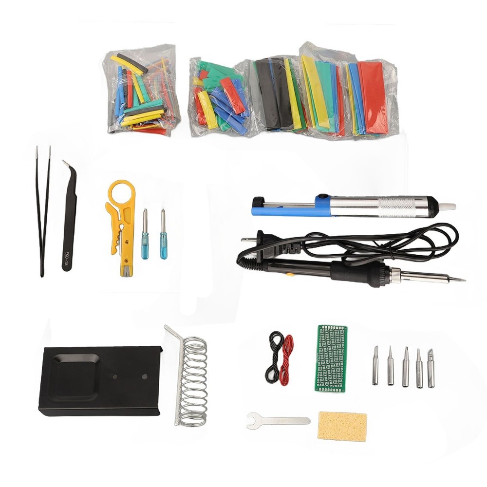 2 in 1 60W Soldering iron Tool Kit table Accessories Digital display DIY tools