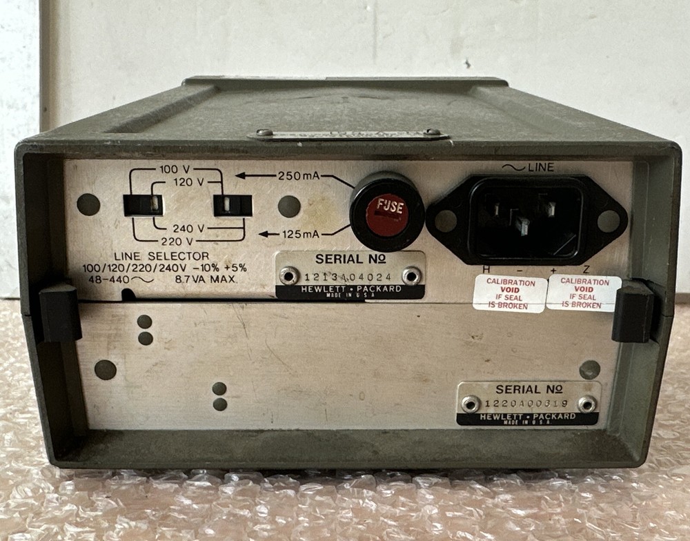 PREOWNED- Hewlett-Packard 34701A DC Voltmeter 500/1200V Max || FAST SHIPPED 🇺🇸