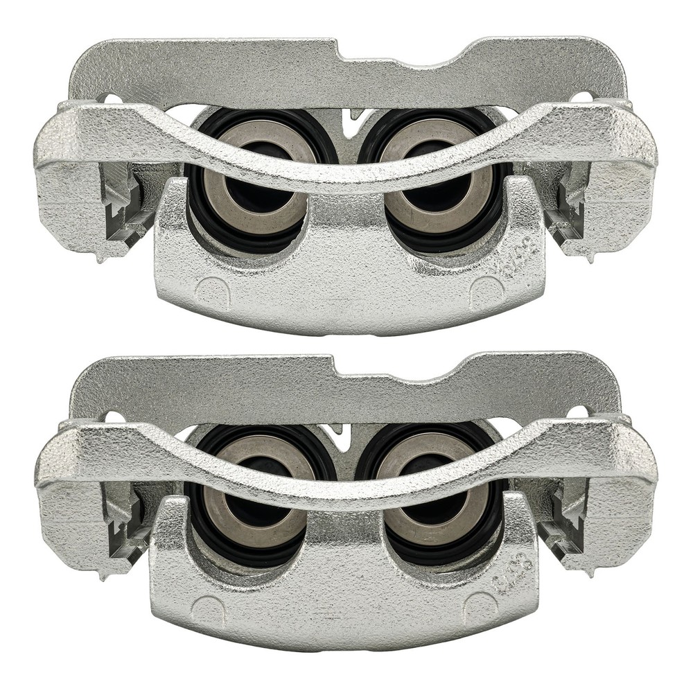 2x Front Caliper Set w/ Bracket & Hardware For 01-10 Chevrolet Silverado 2500HD