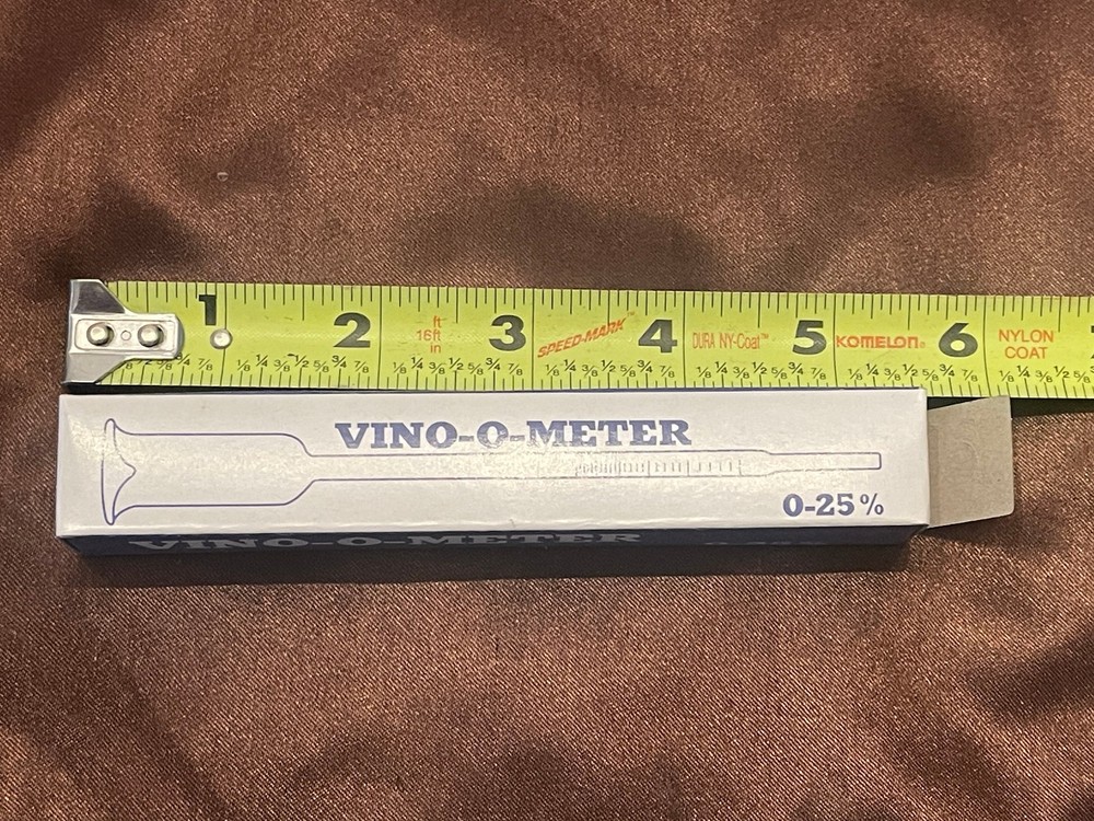 Vinometer for checking Alcohol content of Wine 0-25%
