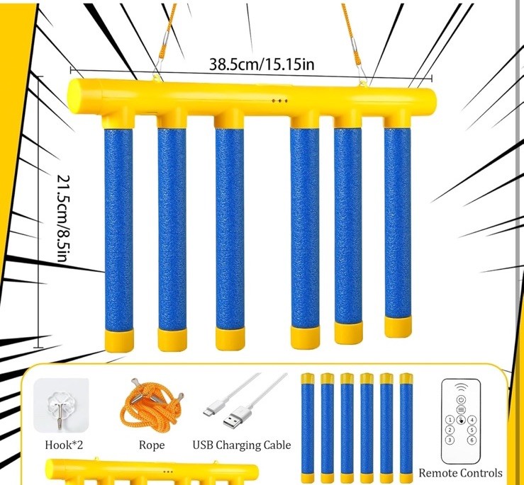 ATG Reflex Drop Sticks Challenge Game with Remote Control