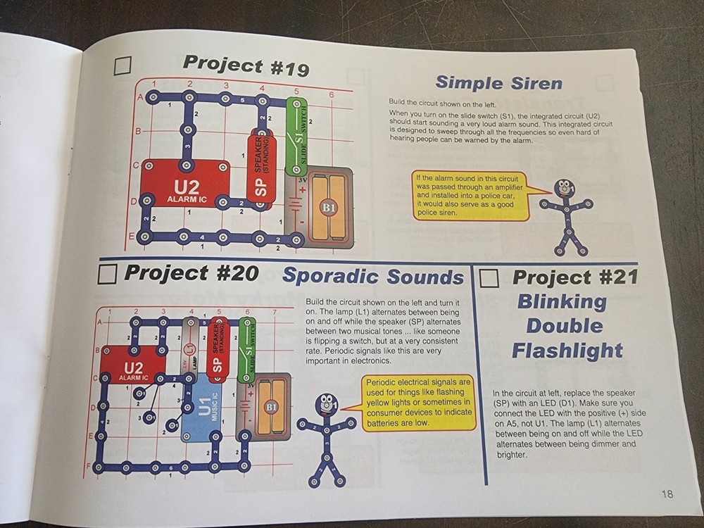 Snap Circuits Explorer Instruction Manual Only Projects 1-57