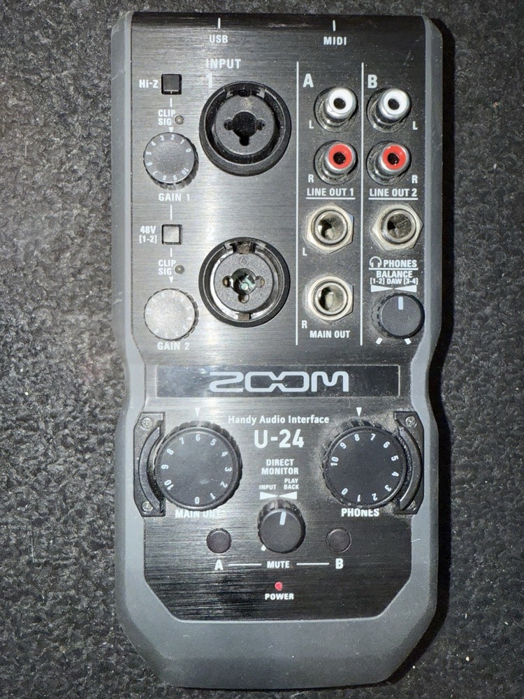 Zoom U-24 Handy Audio Interface