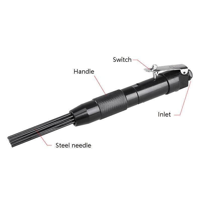 Mini Pneumatic Derusting Machine Air Rust Remover Derusting Descaling Polishing