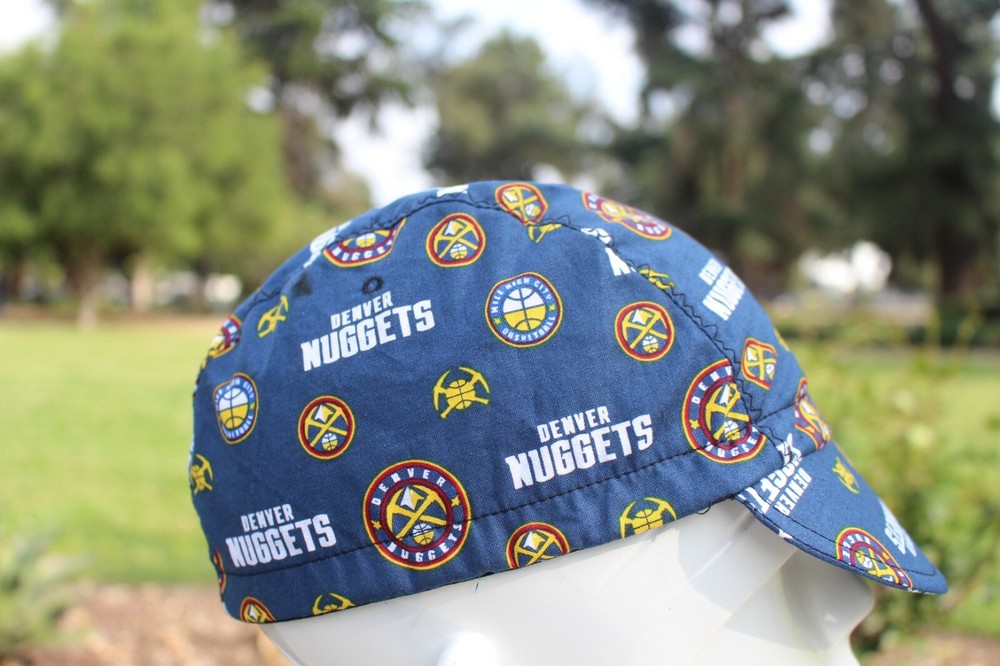 cycling cap DENVER NUGGETS handmade in USA