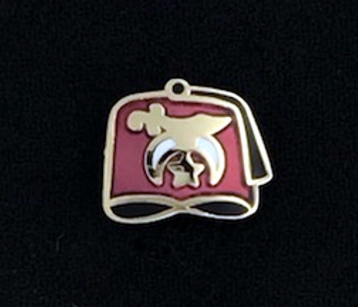 Shrine Fez Cloisonne Lapel Pin (Small) - (SHF-LP)