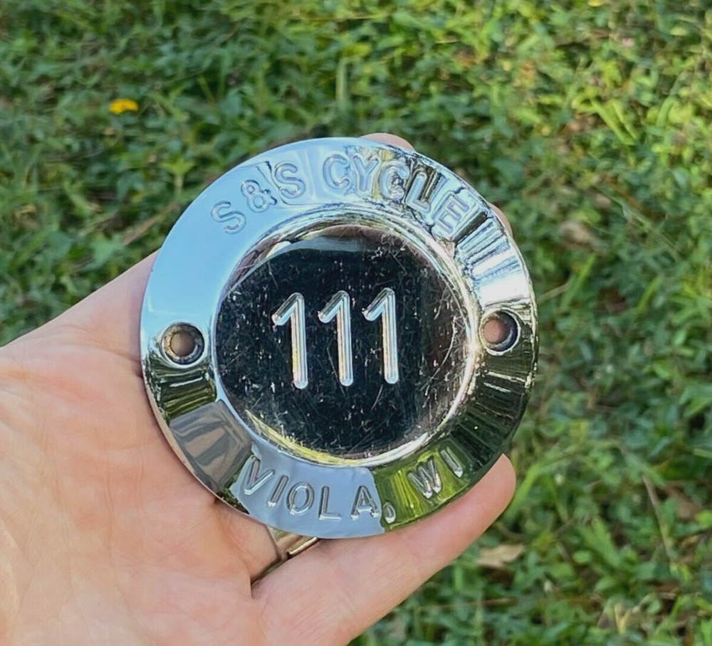S&S Cycle 111cc Aluminum Timing Timer Points Cover Big Twin Harley-Davidson