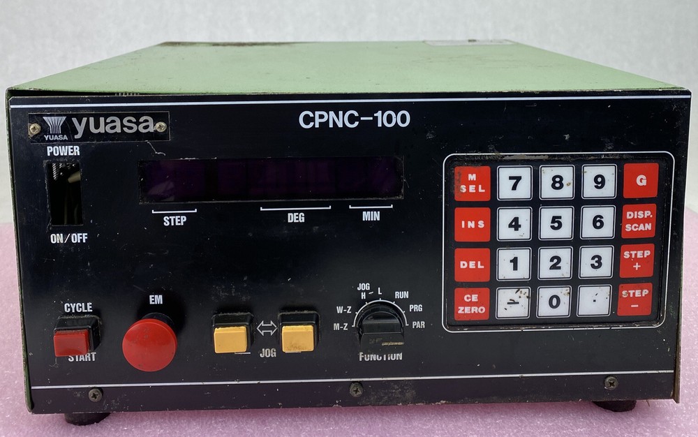 Yuasa CPNC-100 indexer servo controller R-3433