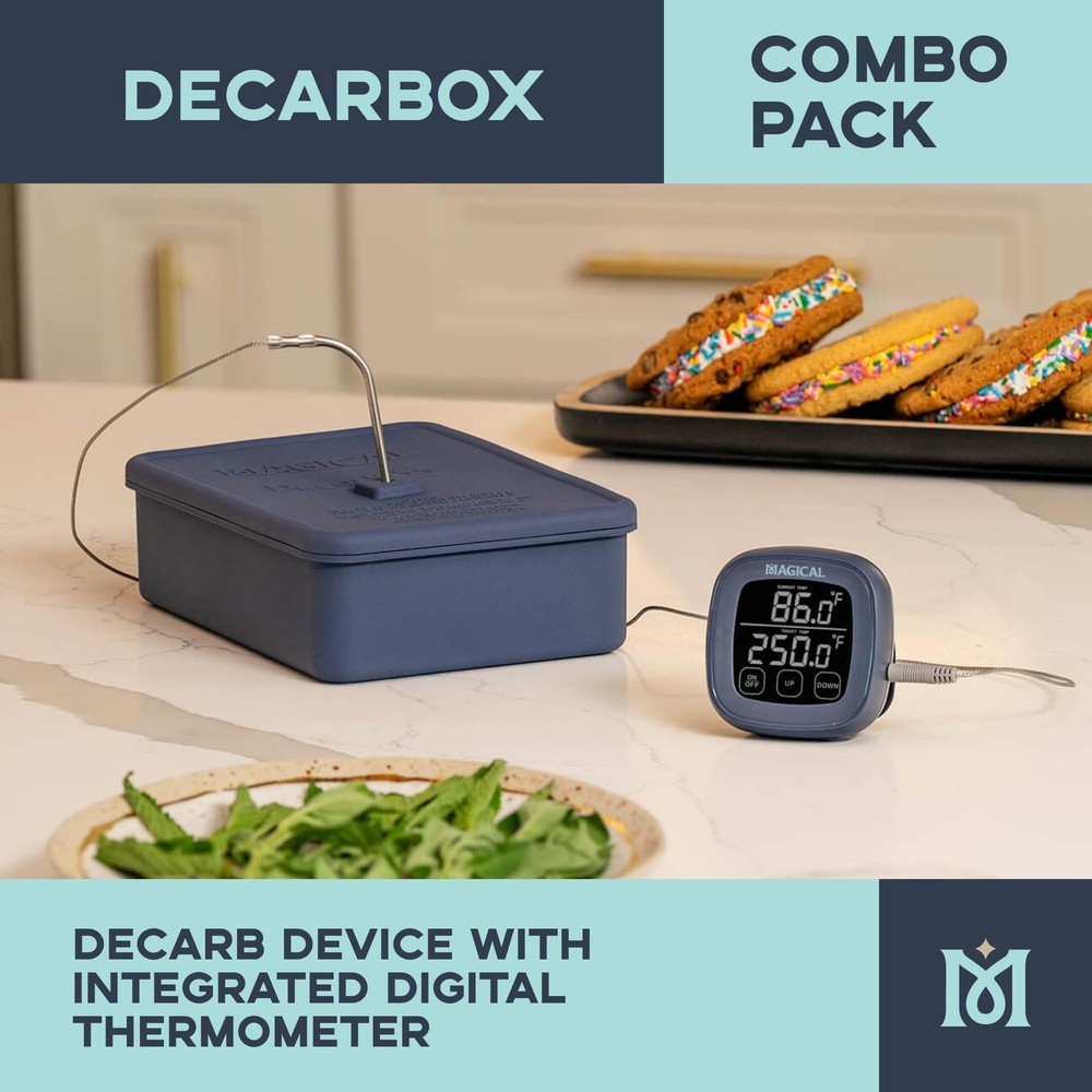 Magical Butter DecarBox Thermometer Combo Pack - Silicone, Oven-Safe