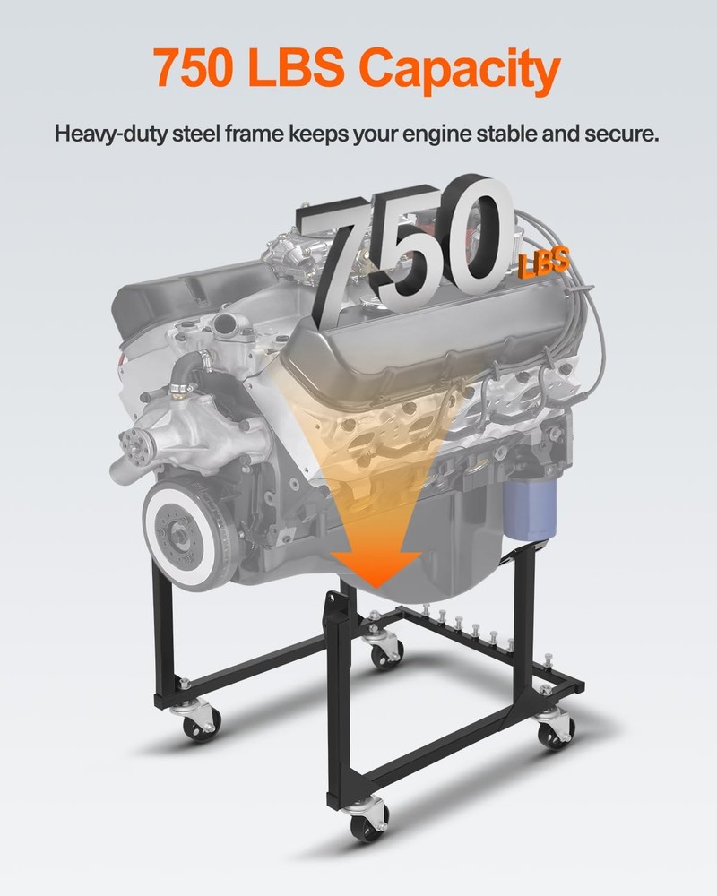 JY Performance Engine Cradle Stand 750 LBS Chevy