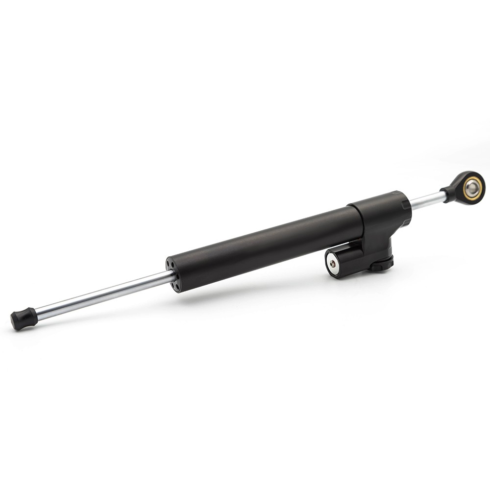 CNC 360mm Longer Steering Damper Stabilizer Linear Reversed Universal Black 1PCS