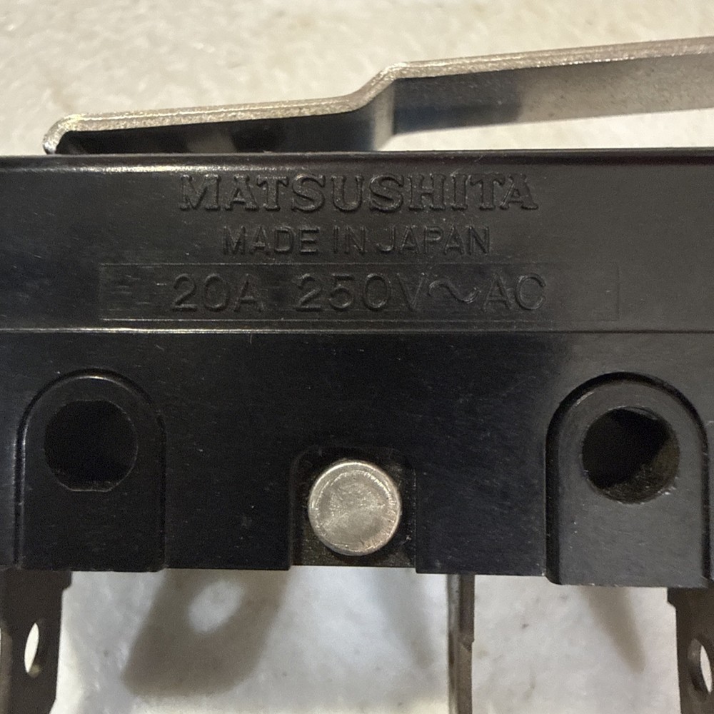 MATSUSHITA AM21979 NSPP MICRO SWITCH 20 AMP 250 VAC