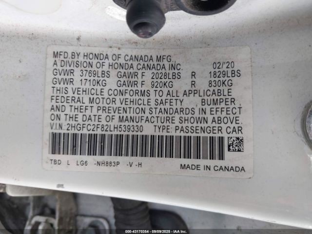 CIVIC 2020 Transmission Shift 975513