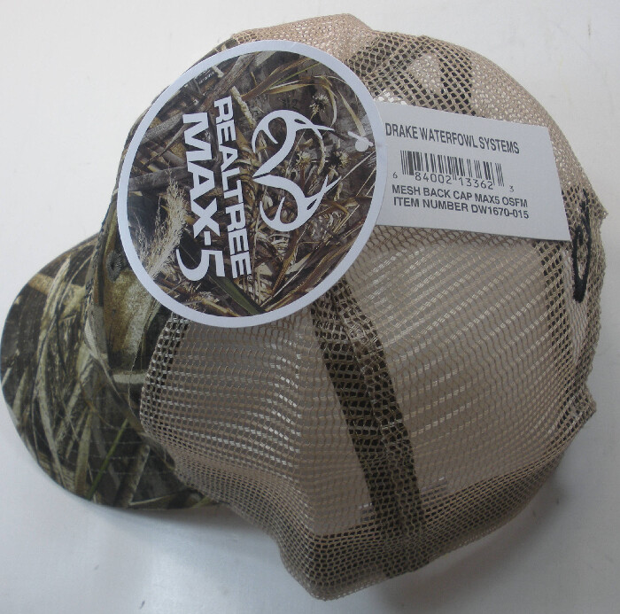 Drake Waterfowl DW1670-015 Meshback Cap Max5 Camo