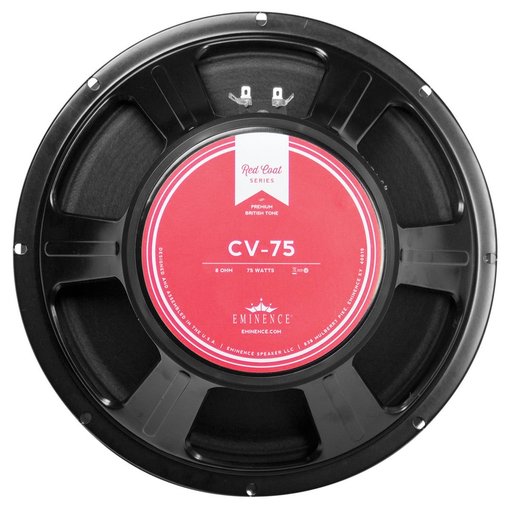 Eminence Redcoat CV-75 12" 8 Ohm Guitar Replacement Speaker