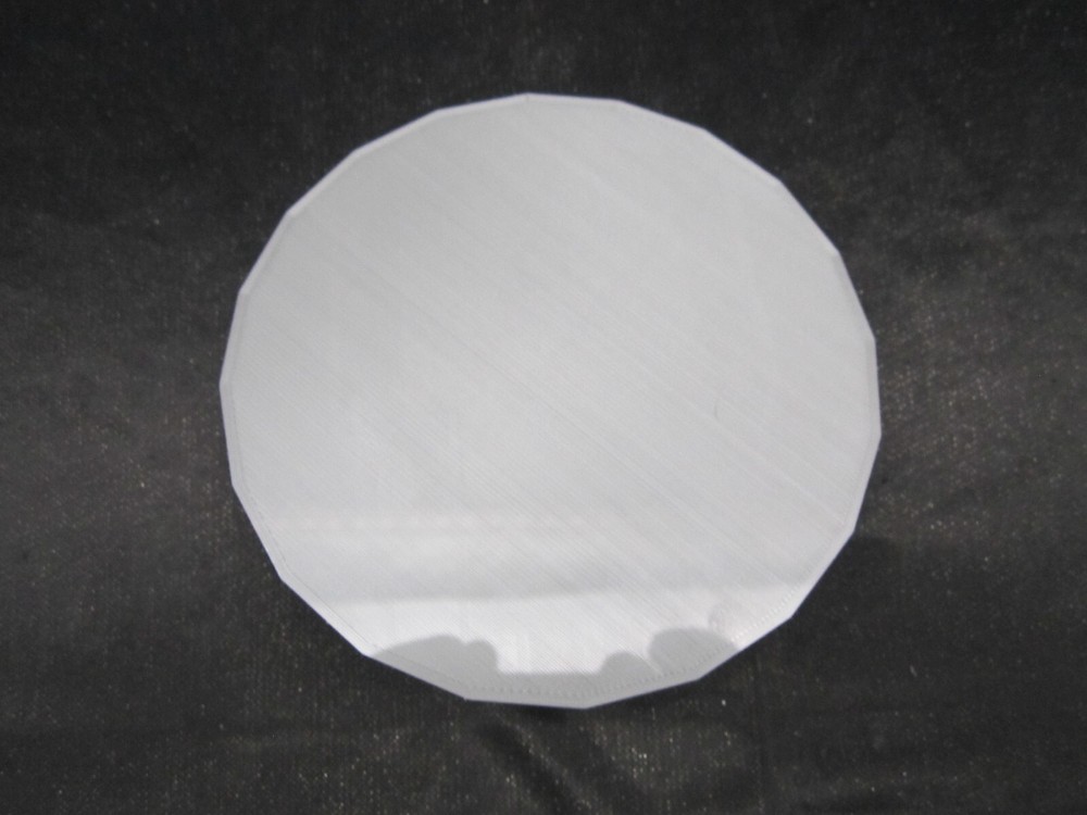 Lost in Space Plaque 3d Wall Art (3D Printed, Silver/Gray) 4" Round Small
